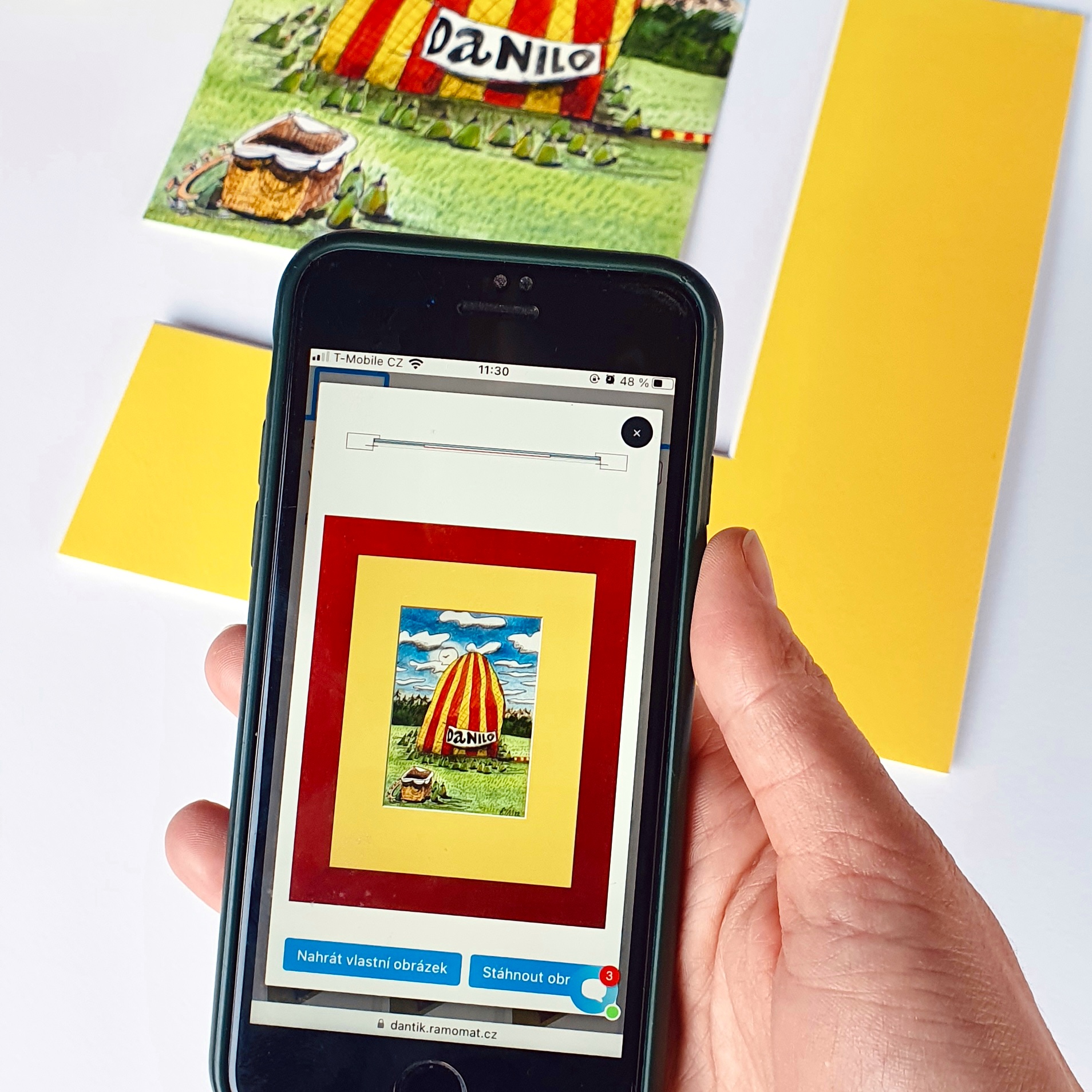 Vyzkoušejte si rámovat on‑line